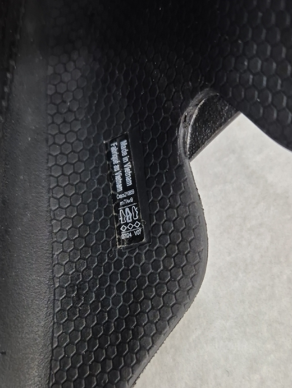 Crocs Stomp platform penny loafer mules women's 9 black super shiny chunky Y2K - Picture 14 of 14